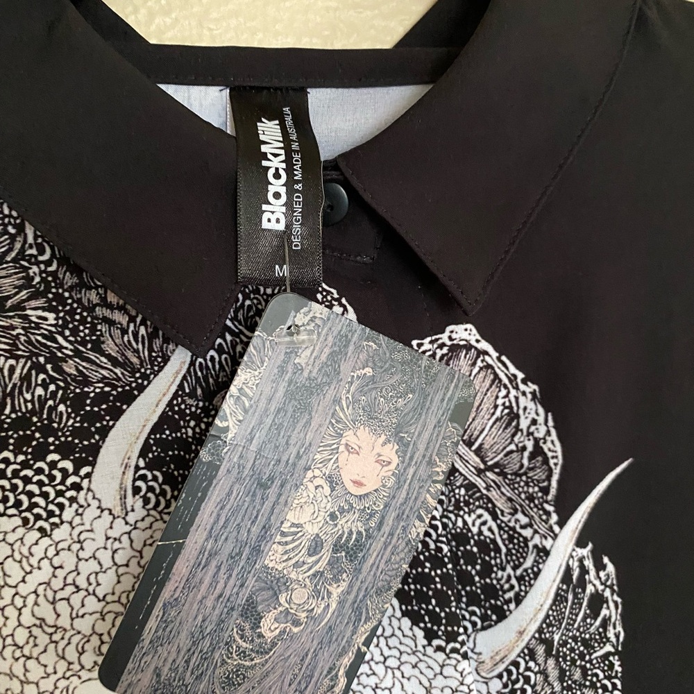 BlackMilk Business Time shirt dress